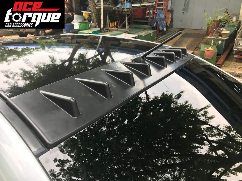 Vortex Diffuser Detail Mitsubishi Lancer EX Roof Vortex Diffuser – Acetorque Car Accessories