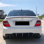 Mercedes C Class W204 Spoiler Lip
